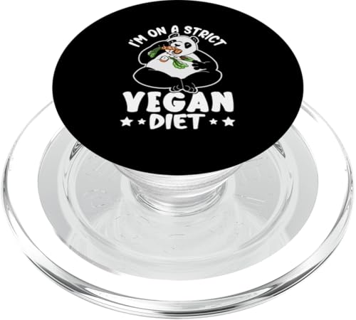 Panda: Ich ernähre mich streng vegan PopSockets PopGrip für MagSafe Panda: Ich ernähre mich streng vegan PopSockets PopGrip für MagSafe von Cute Asian Panda Bear Designs For Kids