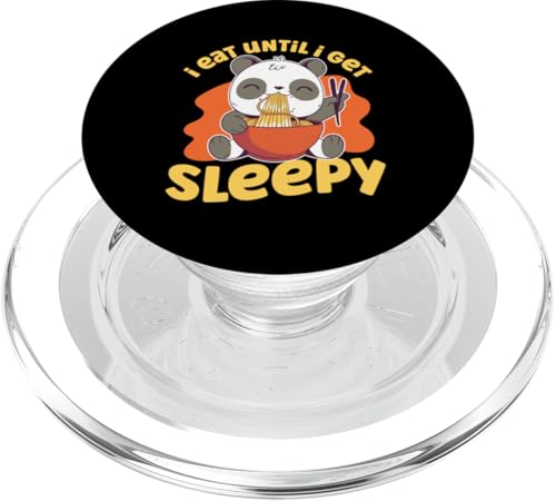 Panda: Ich esse Ramen bis ich müde werde PopSockets PopGrip für MagSafe Panda: Ich esse Ramen bis ich müde werde PopSockets PopGrip für MagSafe von Cute Asian Panda Bear Designs For Kids