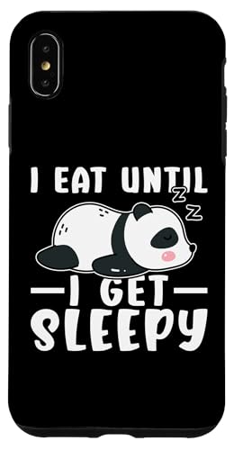 Panda: Ich esse bis ich müde werde Hülle für iPhone XS Max Panda: Ich esse bis ich müde werde Hülle für iPhone XS Max von Cute Asian Panda Bear Designs For Kids