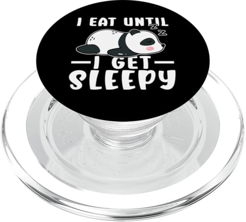 Panda: Ich esse bis ich müde werde PopSockets PopGrip für MagSafe von Cute Asian Panda Bear Designs For Kids