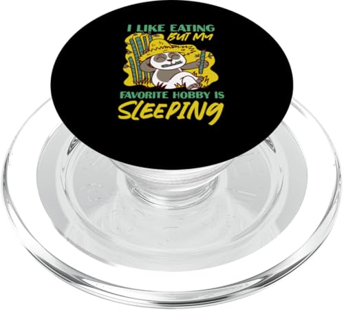 Panda: Ich esse gerne, aber mein Lieblingshobby schläft PopSockets PopGrip für MagSafe Panda: Ich esse gerne, aber mein Lieblingshobby schläft PopSockets PopGrip für MagSafe von Cute Asian Panda Bear Designs For Kids