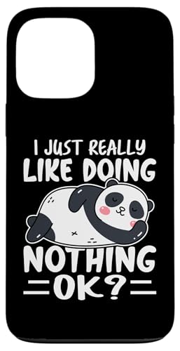 Panda: Ich mag es einfach nichts zu tun, okay? Hülle für iPhone 13 Pro Max Panda: Ich mag es einfach nichts zu tun, okay? Hülle für iPhone 13 Pro Max von Cute Asian Panda Bear Designs For Kids