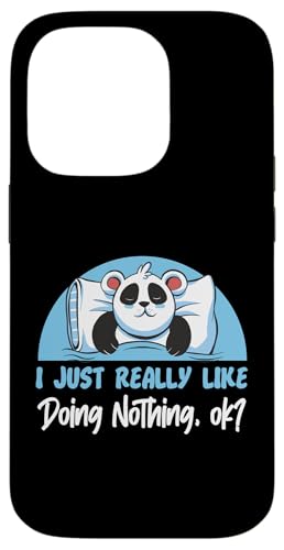 Panda: Ich mag es einfach nichts zu tun, okay? Hülle für iPhone 14 Pro Panda: Ich mag es einfach nichts zu tun, okay? Hülle für iPhone 14 Pro von Cute Asian Panda Bear Designs For Kids