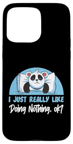 Panda: Ich mag es einfach nichts zu tun, okay? Hülle für iPhone 15 Pro Max Panda: Ich mag es einfach nichts zu tun, okay? Hülle für iPhone 15 Pro Max von Cute Asian Panda Bear Designs For Kids