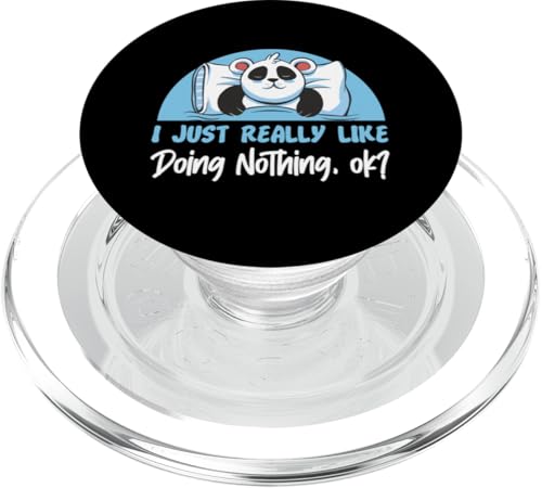 Panda: Ich mag es einfach nichts zu tun, okay? PopSockets PopGrip für MagSafe Panda: Ich mag es einfach nichts zu tun, okay? PopSockets PopGrip für MagSafe von Cute Asian Panda Bear Designs For Kids
