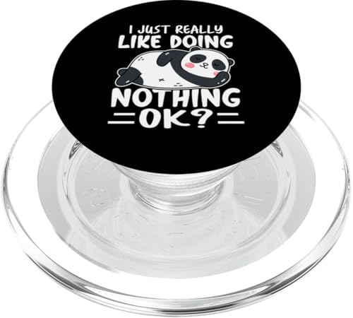 Panda: Ich mag es einfach nichts zu tun, okay? PopSockets PopGrip für MagSafe Panda: Ich mag es einfach nichts zu tun, okay? PopSockets PopGrip für MagSafe von Cute Asian Panda Bear Designs For Kids