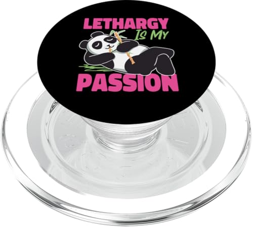 Panda: Lethargie ist meine Leidenschaft für Mädchen PopSockets PopGrip für MagSafe Panda: Lethargie ist meine Leidenschaft für Mädchen PopSockets PopGrip für MagSafe von Cute Asian Panda Bear Designs For Kids