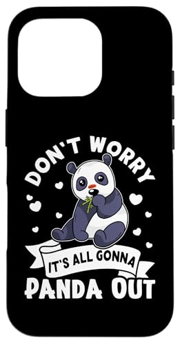 Panda: Mach dir keine Sorgen, alles wird Panda raus Hülle für iPhone 16 Pro Panda: Mach dir keine Sorgen, alles wird Panda raus Hülle für iPhone 16 Pro von Cute Asian Panda Bear Designs For Kids