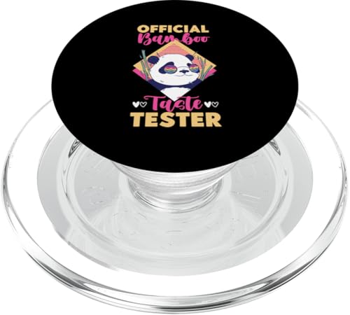 Panda: Offizieller Bambus-Geschmackstester PopSockets PopGrip für MagSafe Panda: Offizieller Bambus-Geschmackstester PopSockets PopGrip für MagSafe von Cute Asian Panda Bear Designs For Kids