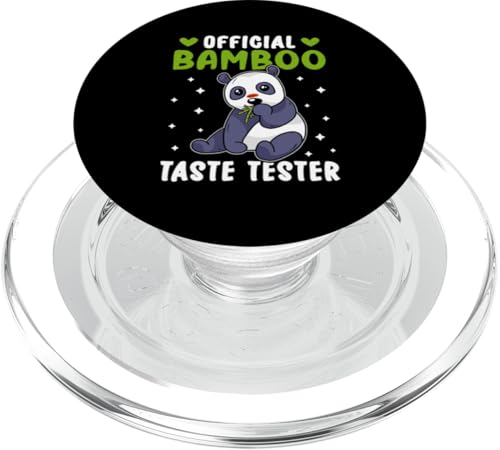Panda: Offizieller Bambus-Geschmackstester PopSockets PopGrip für MagSafe Panda: Offizieller Bambus-Geschmackstester PopSockets PopGrip für MagSafe von Cute Asian Panda Bear Designs For Kids