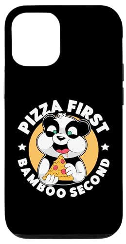 Panda: Pizza zuerst, Bamboo dann Hülle für iPhone 12/12 Pro Panda: Pizza zuerst, Bamboo dann Hülle für iPhone 12/12 Pro von Cute Asian Panda Bear Designs For Kids