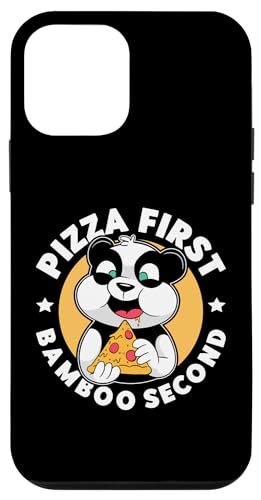 Panda: Pizza zuerst, Bamboo dann Hülle für iPhone 12 mini Panda: Pizza zuerst, Bamboo dann Hülle für iPhone 12 mini von Cute Asian Panda Bear Designs For Kids