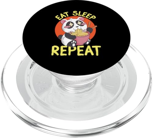 Panda: Ramen essen. Schlaf. Wiederholen PopSockets PopGrip für MagSafe Panda: Ramen essen. Schlaf. Wiederholen PopSockets PopGrip für MagSafe von Cute Asian Panda Bear Designs For Kids