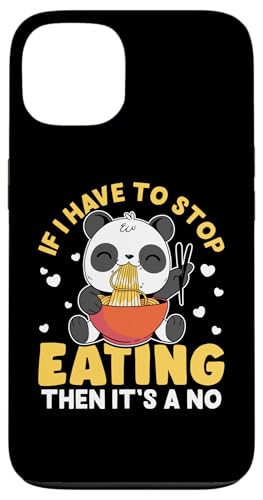 Panda: Wenn ich aufhören muss zu essen, dann ist es ein Nein Hülle für iPhone 13 Panda: Wenn ich aufhören muss zu essen, dann ist es ein Nein Hülle für iPhone 13 von Cute Asian Panda Bear Designs For Kids