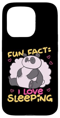 Panda: Wissenswertes: Ich liebe es zu schlafen Hülle für iPhone 15 Pro Panda: Wissenswertes: Ich liebe es zu schlafen Hülle für iPhone 15 Pro von Cute Asian Panda Bear Designs For Kids