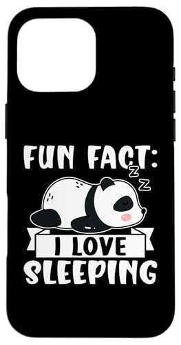 Panda: Wissenswertes: Ich liebe es zu schlafen Hülle für iPhone 16 Pro Max Panda: Wissenswertes: Ich liebe es zu schlafen Hülle für iPhone 16 Pro Max von Cute Asian Panda Bear Designs For Kids