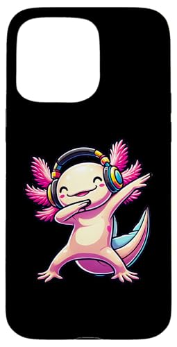 Cute Axolotl Dabbing Headphones Gamer Hülle für iPhone 15 Pro Max Cute Axolotl Dabbing Headphones Gamer Hülle für iPhone 15 Pro Max von Cute Axolotl Dabbing Video Games Apparel
