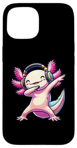 Cute Axolotl Dabbing Headphones Gamer Hülle für iPhone 15 Cute Axolotl Dabbing Headphones Gamer Hülle für iPhone 15 von Cute Axolotl Dabbing Video Games Apparel