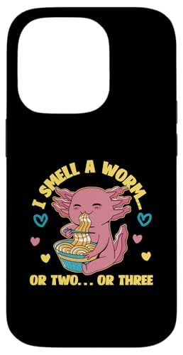 Axolotl for Girls: I Smell a Worm... Or Two... Or Three Hülle für iPhone 14 Pro Axolotl for Girls: I Smell a Worm... Or Two... Or Three Hülle für iPhone 14 Pro von Cute Axolotl Designs For Girls And Boys