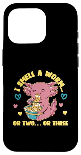 Axolotl for Girls: I Smell a Worm... Or Two... Or Three Hülle für iPhone 16 Pro Axolotl for Girls: I Smell a Worm... Or Two... Or Three Hülle für iPhone 16 Pro von Cute Axolotl Designs For Girls And Boys