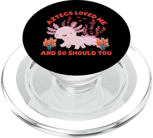 Axolotl für Mädchen: Azteken lieb mich und so sollten Sie Ihnen PopSockets PopGrip für MagSafe von Cute Axolotl Designs For Girls And Boys