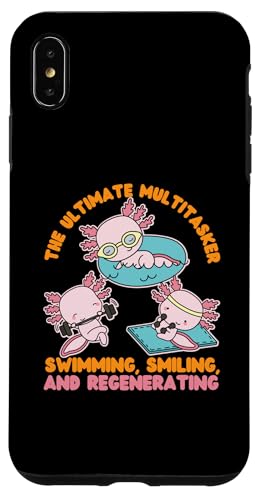 Axolotl für Mädchen: Der ultimative Multitasker: Schwimmen Hülle für iPhone XS Max von Cute Axolotl Designs For Girls And Boys