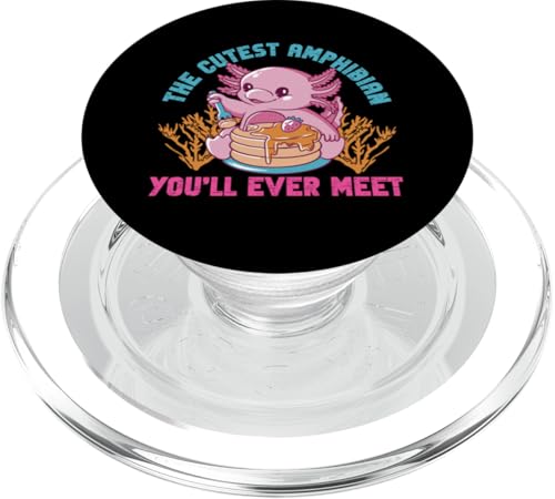 Axolotl für Mädchen: Die süßeste Amphibien, die Sie jemals treffen werden PopSockets PopGrip für MagSafe von Cute Axolotl Designs For Girls And Boys
