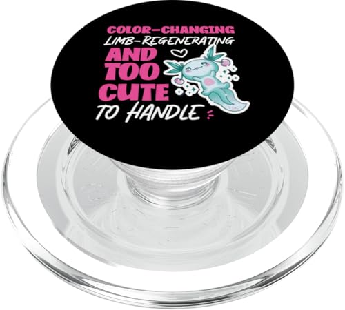 Axolotl für Mädchen: Farbwechsel und zu niedlich zu handhaben PopSockets PopGrip für MagSafe von Cute Axolotl Designs For Girls And Boys