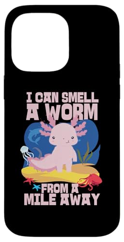 Axolotl für Mädchen: I Can Smell a Worm from a Mile Away Hülle für iPhone 14 Pro Max Axolotl für Mädchen: I Can Smell a Worm from a Mile Away Hülle für iPhone 14 Pro Max von Cute Axolotl Designs For Girls And Boys