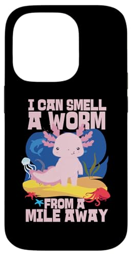 Axolotl für Mädchen: I Can Smell a Worm from a Mile Away Hülle für iPhone 14 Pro Axolotl für Mädchen: I Can Smell a Worm from a Mile Away Hülle für iPhone 14 Pro von Cute Axolotl Designs For Girls And Boys