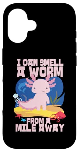 Axolotl für Mädchen: I Can Smell a Worm from a Mile Away Hülle für iPhone 16 Axolotl für Mädchen: I Can Smell a Worm from a Mile Away Hülle für iPhone 16 von Cute Axolotl Designs For Girls And Boys