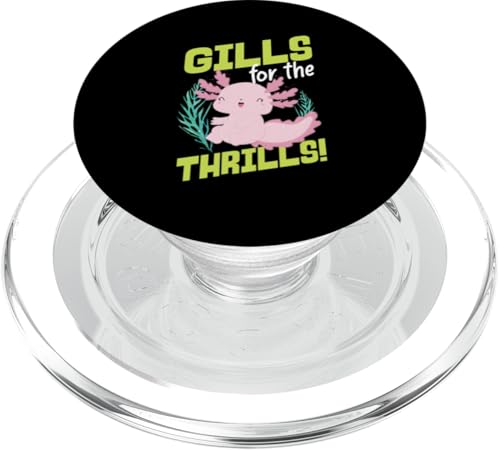 Axolotl für Mädchen: Kiemen für den Nervenkitzel! PopSockets PopGrip für MagSafe von Cute Axolotl Designs For Girls And Boys