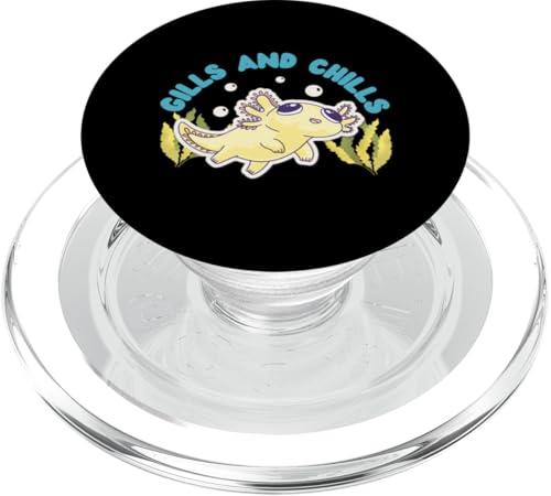 Axolotl für Mädchen: Kiemen und Kälte PopSockets PopGrip für MagSafe von Cute Axolotl Designs For Girls And Boys