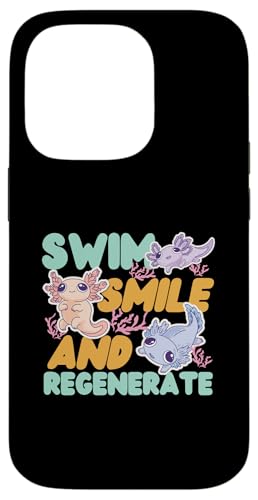 Axolotl für Mädchen: Schwimmen, Lächeln und Regenerieren Hülle für iPhone 14 Pro von Cute Axolotl Designs For Girls And Boys