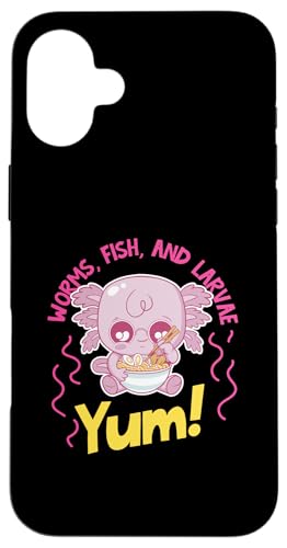 Axolotl für Mädchen: Würmer, Fische und Larven: Yum! Hülle für iPhone 16 Plus Axolotl für Mädchen: Würmer, Fische und Larven: Yum! Hülle für iPhone 16 Plus von Cute Axolotl Designs For Girls And Boys