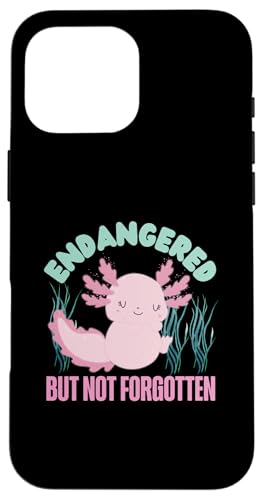 Axolotl für Mädchen: gefährdet, aber nicht vergessen Hülle für iPhone 16 Pro Max Axolotl für Mädchen: gefährdet, aber nicht vergessen Hülle für iPhone 16 Pro Max von Cute Axolotl Designs For Girls And Boys