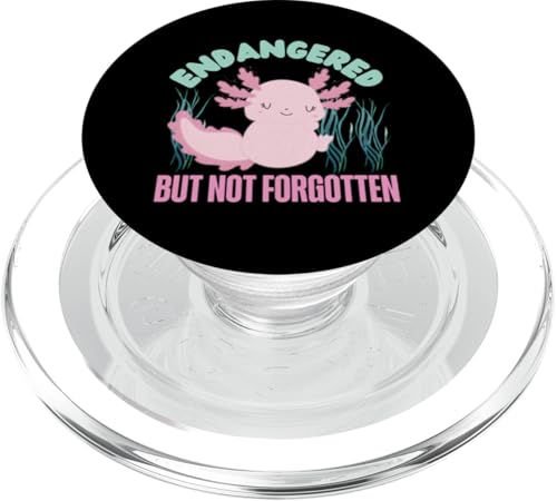 Axolotl für Mädchen: gefährdet, aber nicht vergessen PopSockets PopGrip für MagSafe von Cute Axolotl Designs For Girls And Boys