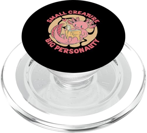 Axolotl für Mädchen: kleine Kreatur, große Persönlichkeit PopSockets PopGrip für MagSafe von Cute Axolotl Designs For Girls And Boys