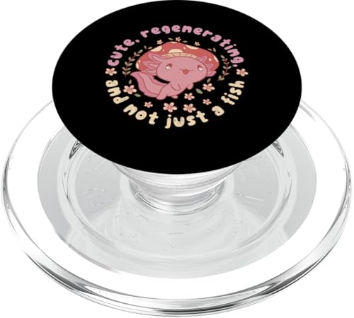 Axolotl für Mädchen: niedlich, regenerierend und nicht nur ein Fisch PopSockets PopGrip für MagSafe von Cute Axolotl Designs For Girls And Boys