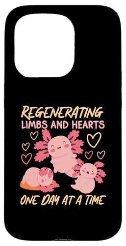 Axolotl für Mädchen: regenerierende Gliedmaßen und Herzen Hülle für iPhone 15 Pro von Cute Axolotl Designs For Girls And Boys
