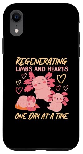 Axolotl für Mädchen: regenerierende Gliedmaßen und Herzen Hülle für iPhone XR Axolotl für Mädchen: regenerierende Gliedmaßen und Herzen Hülle für iPhone XR von Cute Axolotl Designs For Girls And Boys
