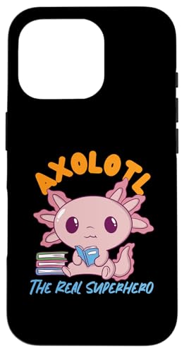 Axolotl: Der wahre Superheld Hülle für iPhone 16 Pro Axolotl: Der wahre Superheld Hülle für iPhone 16 Pro von Cute Axolotl Designs For Girls And Boys