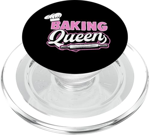 Baking Queen – Niedlicher Bäckerhut-Nudelholz, kulinarischer PopSockets PopGrip für MagSafe Baking Queen – Niedlicher Bäckerhut-Nudelholz, kulinarischer PopSockets PopGrip für MagSafe von Cute Baker and Pastry Chef Merch and Accessories