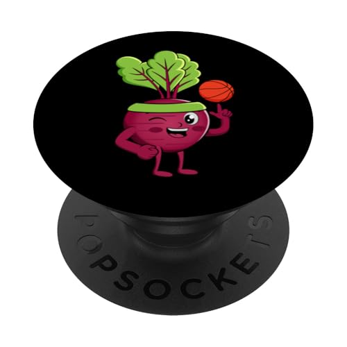 Beetroot Basketballspieler Hobby Red Beet PopSockets Klebender PopGrip von Cute Beetroot Juice Healthy Red Beet