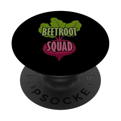 Beetroot Squad Gesundes Gemüse Zitat PopSockets Klebender PopGrip von Cute Beetroot Juice Healthy Red Beet