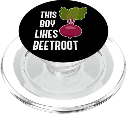 Junge mag Rote-Bete-Gemüse-Hobbyfutter PopSockets PopGrip für MagSafe Junge mag Rote-Bete-Gemüse-Hobbyfutter PopSockets PopGrip für MagSafe von Cute Beetroot Juice Healthy Red Beet