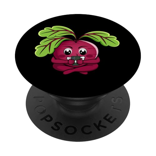 Rote Beete Spielspiele Hobby Red Beet PopSockets Klebender PopGrip von Cute Beetroot Juice Healthy Red Beet
