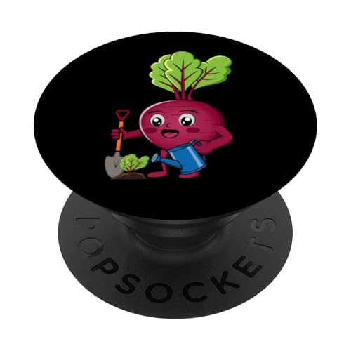 Süße Rote Bete Gartenarbeit Hobbygärtner PopSockets Klebender PopGrip von Cute Beetroot Juice Healthy Red Beet