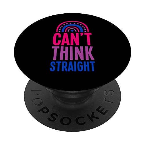 Kann nicht gerade denken Bisexueller Stolz Bohemian Rainbow Boho PopSockets mit austauschbarem PopGrip Kann nicht gerade denken Bisexueller Stolz Bohemian Rainbow Boho PopSockets mit austauschbarem PopGrip von Cute Bisexual Pride Stuff Bi Quote Aesthetic Merch