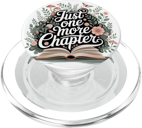 Just One More Chapter Book Lover Bookish Reading Cottagecore PopSockets PopGrip für MagSafe Just One More Chapter Book Lover Bookish Reading Cottagecore PopSockets PopGrip für MagSafe von Cute Booktok Book Lover Design Women Girls Co